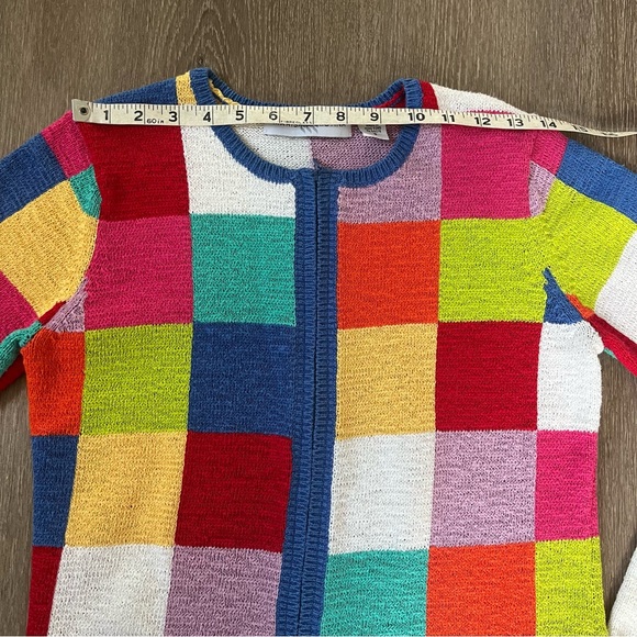 Marisa Christina Colorful Patchwork Cardigan - Picture 3 of 9